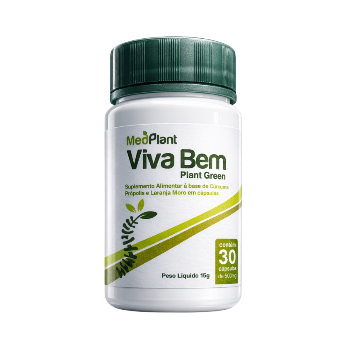 Viva Bem Plant Green 30Cps 500mg MedPlant
